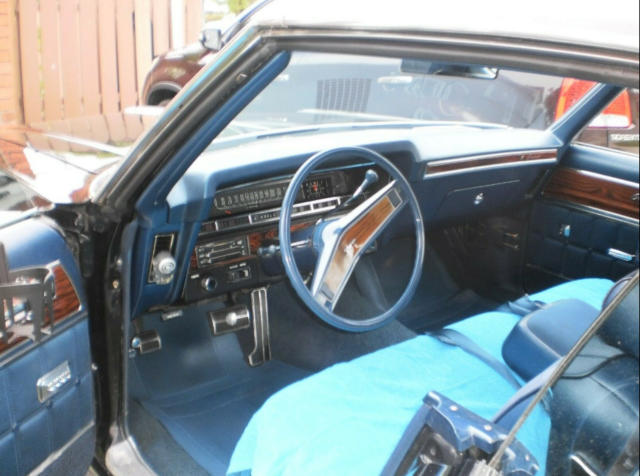 1970 Black Chevrolet Caprice 4 door hardtop