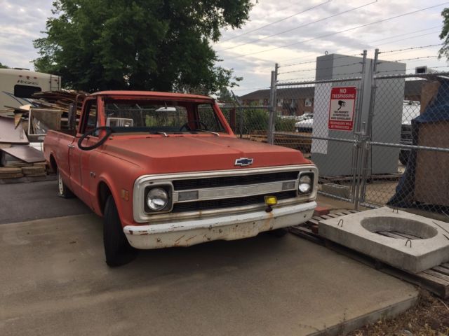 1970 Red Chevrolet C-10