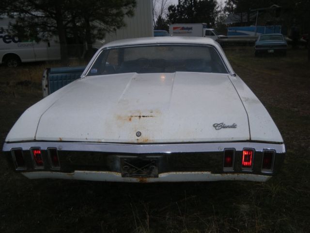 1970 White Chevrolet Impala Coupe