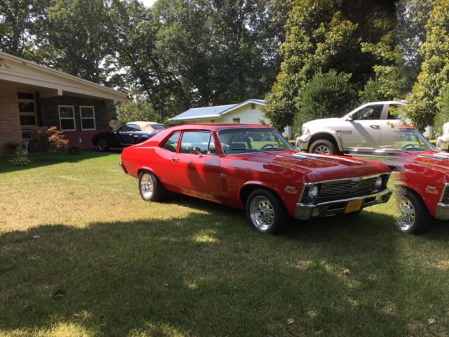 1970 Red Chevrolet Nova Coupe