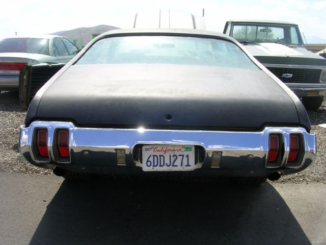 1970 Black Oldsmobile Cutlass Coupe 2 door