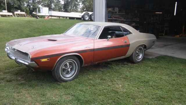 1970 Orange Dodge Challenger Coupe