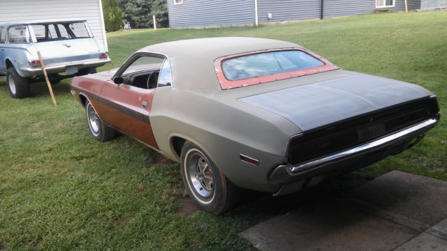 1970 Orange Dodge Challenger Coupe