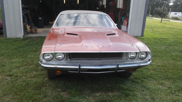 1970 Orange Dodge Challenger Coupe