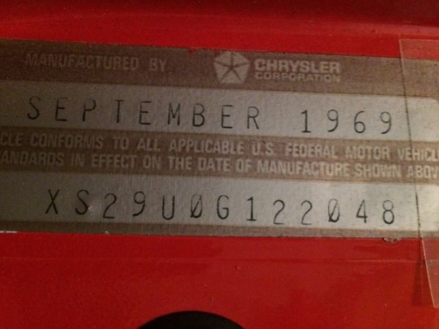 1970 Red Dodge Charger