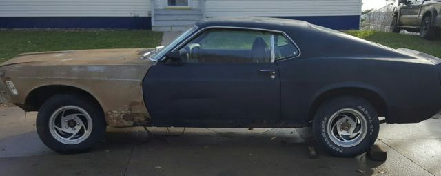 1970 Black Ford Mustang Fastback