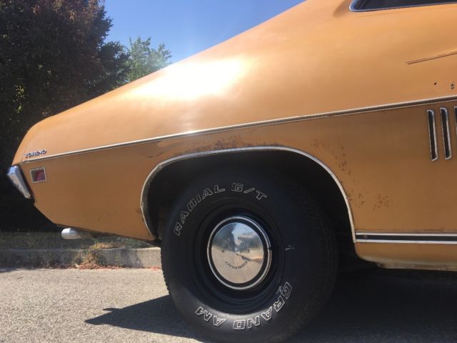 1970 Gold Ford Torino Fastback