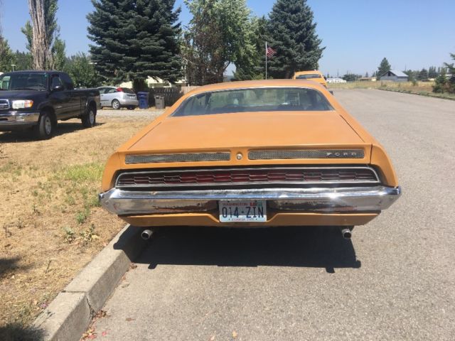 1970 Gold Ford Torino Fastback