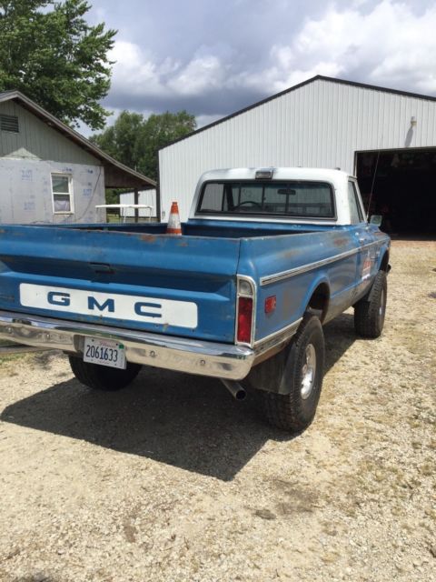1970 Blue GMC Sierra 1500 Standard Cab Pickup