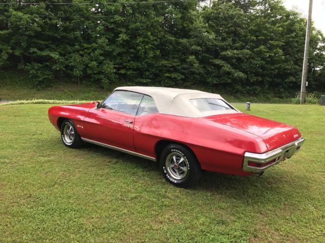 1970 Red Pontiac GTO Convertible