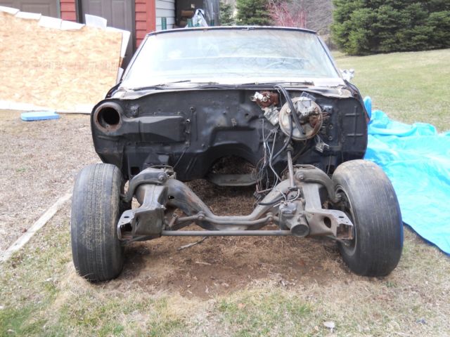 1970 Blue Pontiac GTO Convertible