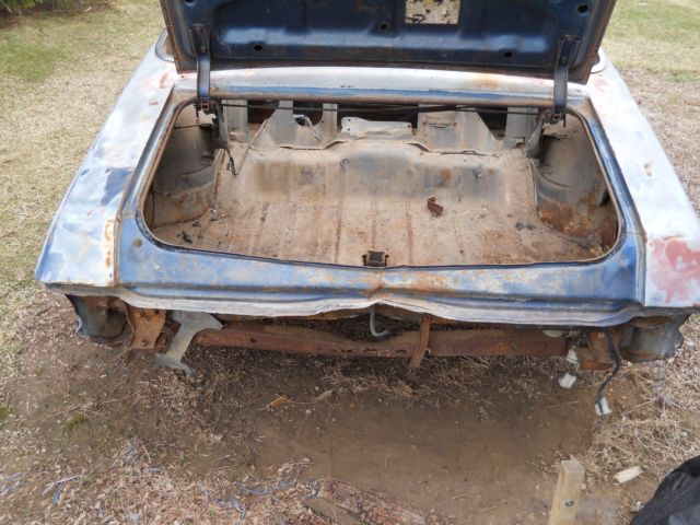 1970 Blue Pontiac GTO Convertible