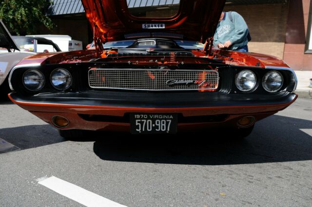 1970 Orange Dodge Challenger Coupe