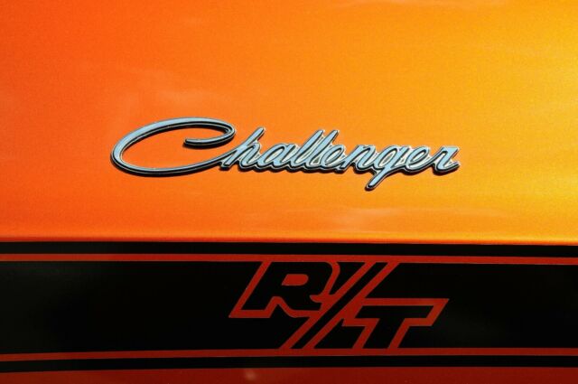 1970 Orange Dodge Challenger Coupe