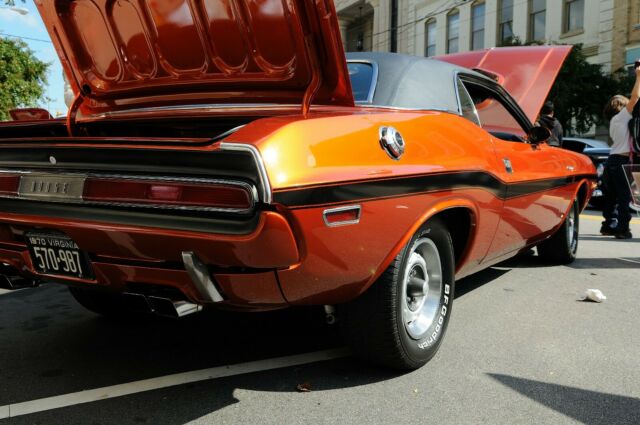1970 Orange Dodge Challenger Coupe