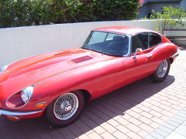 1970 Red Jaguar E-Type