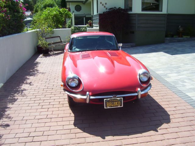 1970 Red Jaguar E-Type