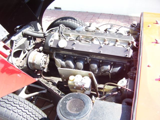 1970 Red Jaguar E-Type