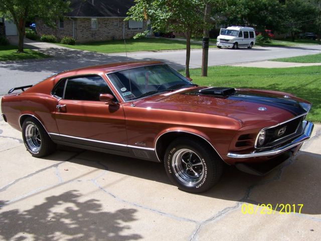 1970 (Y Code) Chestnut Metallic Ford Mustang Fastback