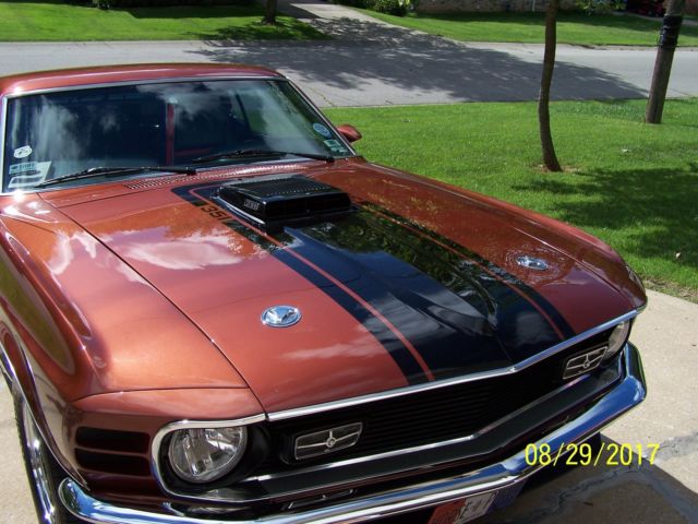 1970 (Y Code) Chestnut Metallic Ford Mustang Fastback