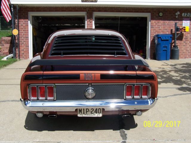 1970 (Y Code) Chestnut Metallic Ford Mustang Fastback
