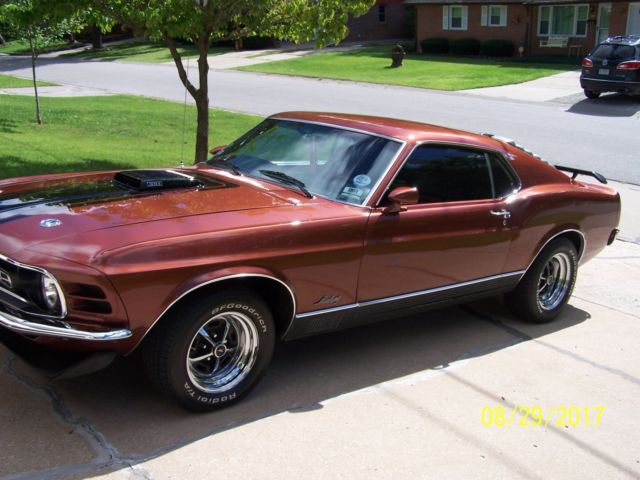 1970 (Y Code) Chestnut Metallic Ford Mustang Fastback