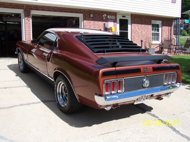 1970 (Y Code) Chestnut Metallic Ford Mustang Fastback