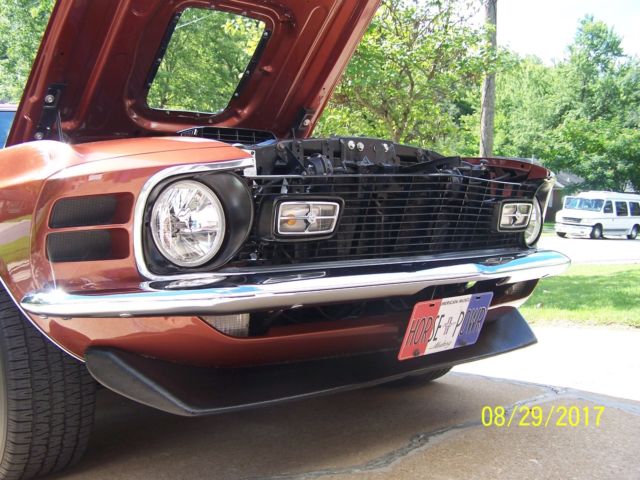 1970 (Y Code) Chestnut Metallic Ford Mustang Fastback
