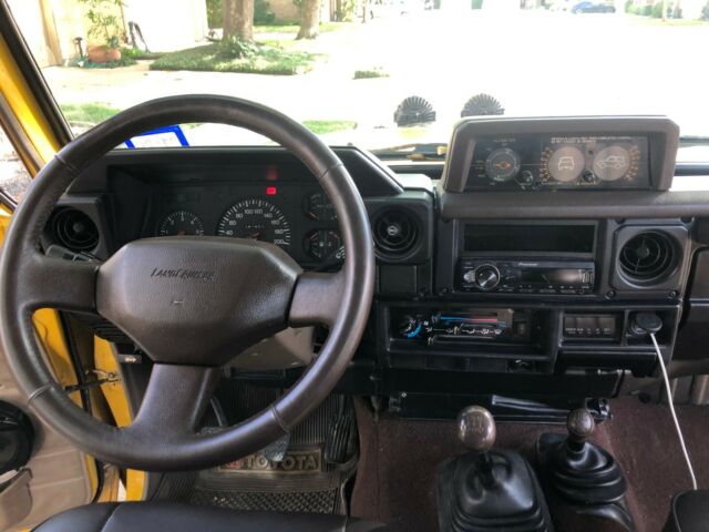 1993 Yellow Toyota Land Cruiser SUV