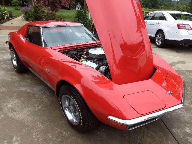 1970 Red Chevrolet Corvette