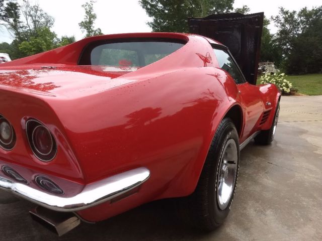 1970 Red Chevrolet Corvette