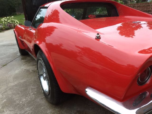 1970 Red Chevrolet Corvette