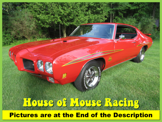 1970 Red Pontiac GTO Coupe