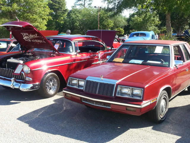 1985 Burgundy Chrysler LeBaron