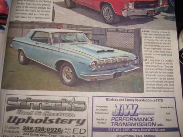 1963 Blue Dodge Polara