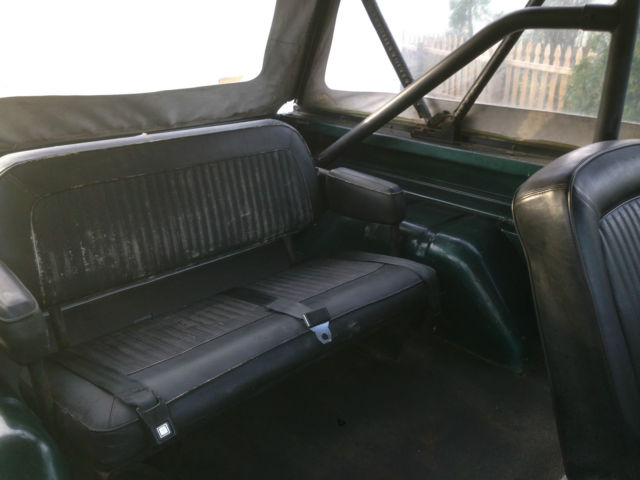 1971 Green Ford Bronco Convertible