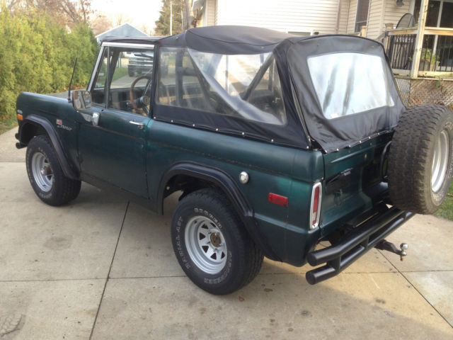 1971 Green Ford Bronco Convertible