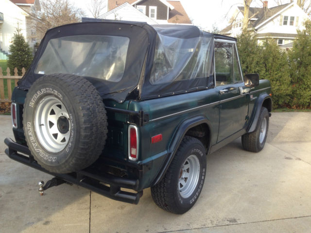 1971 Green Ford Bronco Convertible