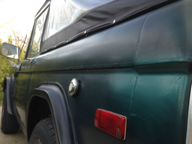 1971 Green Ford Bronco Convertible