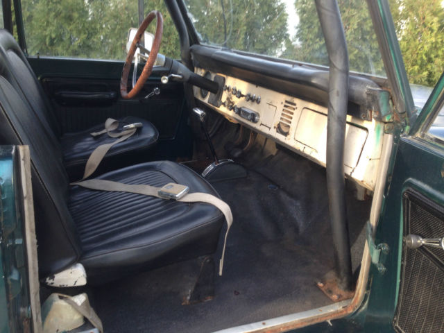 1971 Green Ford Bronco Convertible