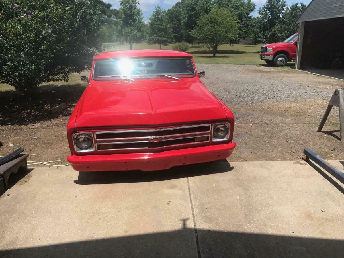 1971 Red Chevrolet C-10 Standard Cab Pickup