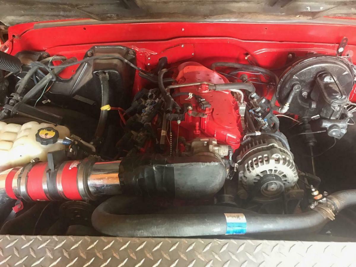 1971 Red Chevrolet C-10 Standard Cab Pickup