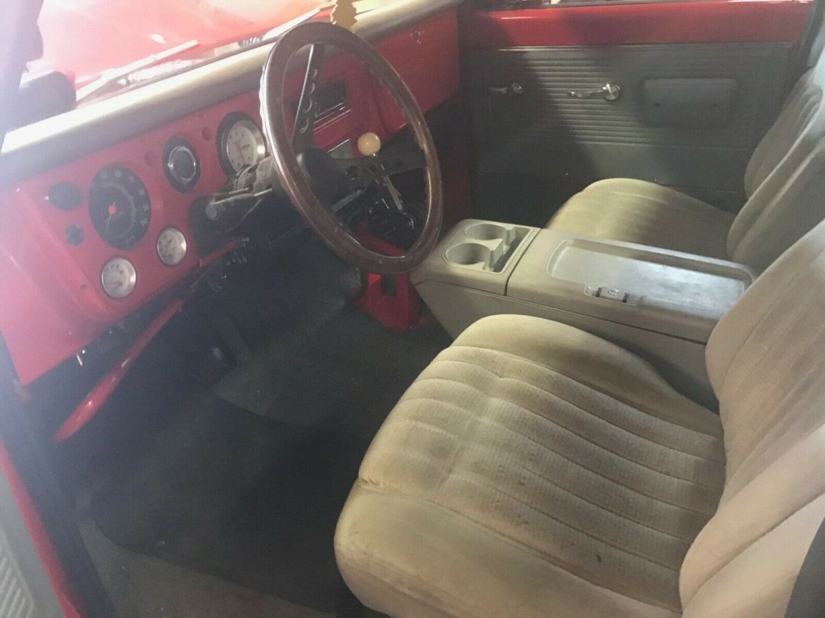 1971 Red Chevrolet C-10 Standard Cab Pickup