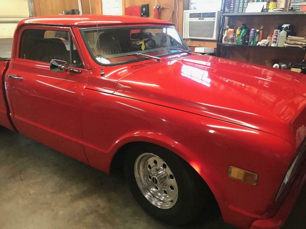1971 Red Chevrolet C-10 Standard Cab Pickup