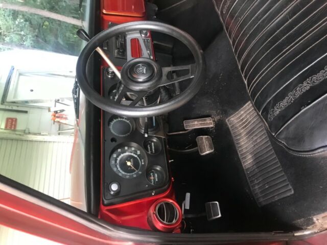 1971 Red Chevrolet C-10 Standard Cab Pickup