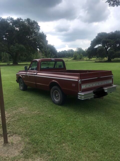 1971 Red Chevrolet C-10 Standard Cab Pickup