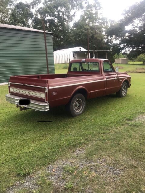 1971 Red Chevrolet C-10 Standard Cab Pickup