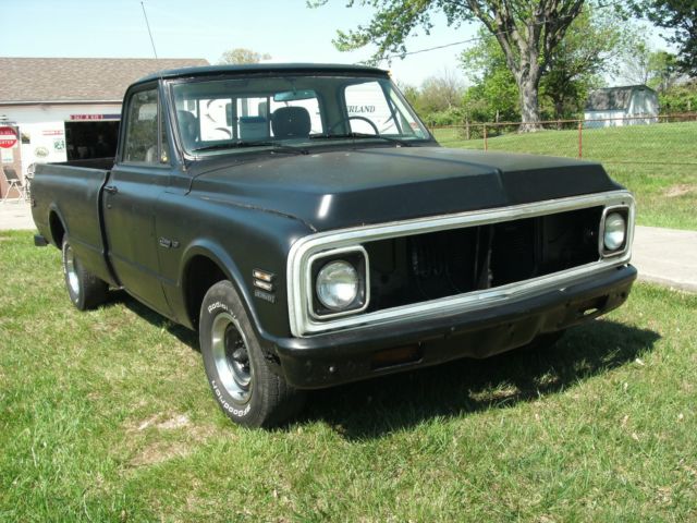1971 Black Chevrolet C-10 Standard Cab Pickup