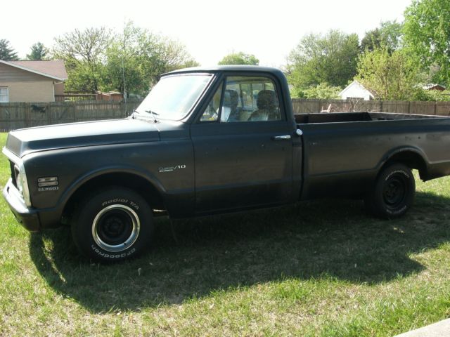 1971 Black Chevrolet C-10 Standard Cab Pickup