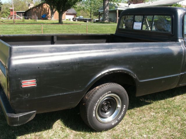 1971 Black Chevrolet C-10 Standard Cab Pickup